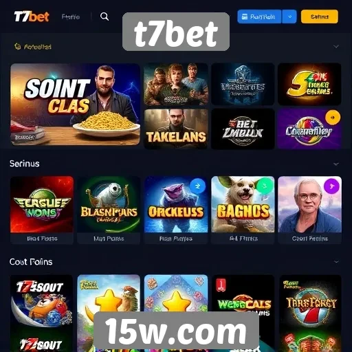 Análise de jogos disponíveis no site t7bet
